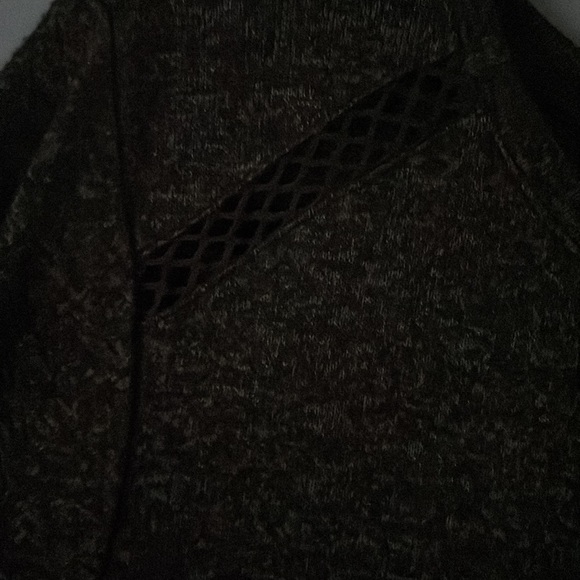 Lane Bryant size 14/16 olive marled short sleeve knit top. - Picture 3 of 5